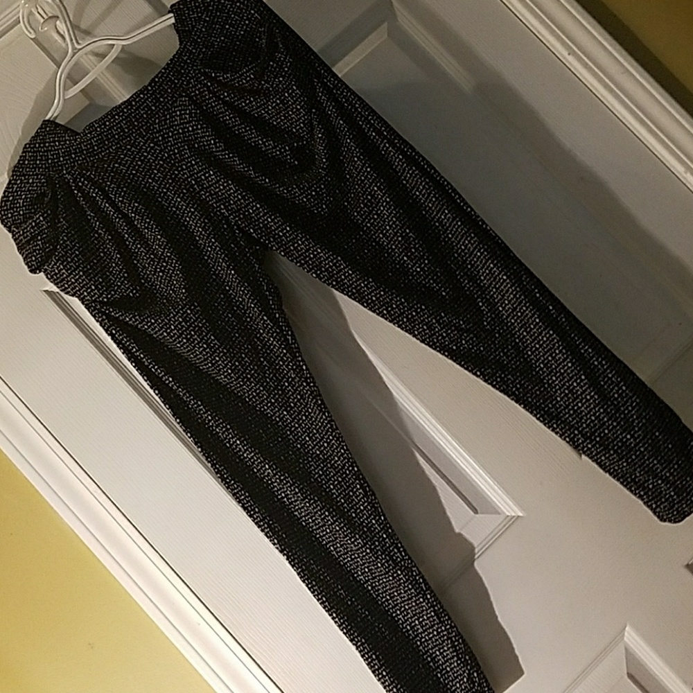 S/M black soft stretchy pants with pockets